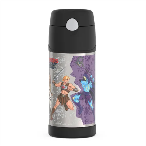 Vista 47 de THERMOS FUNTAINER Botella de agua con pajita, 12 onzas, Avengers