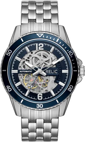Vista 7 de RELIC by Fossil Men's Automatic Watch with Mechanical Movement and Skeleton Dial