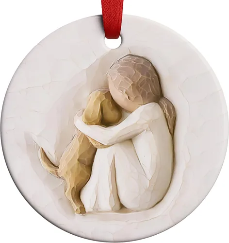 Vista 13 de Adornos de Navidad conmemorativos, colibrí "Un alma hermosa nunca se olvida", adornos para árbol de Navidad, adorno de Navidad de duelo, regalos