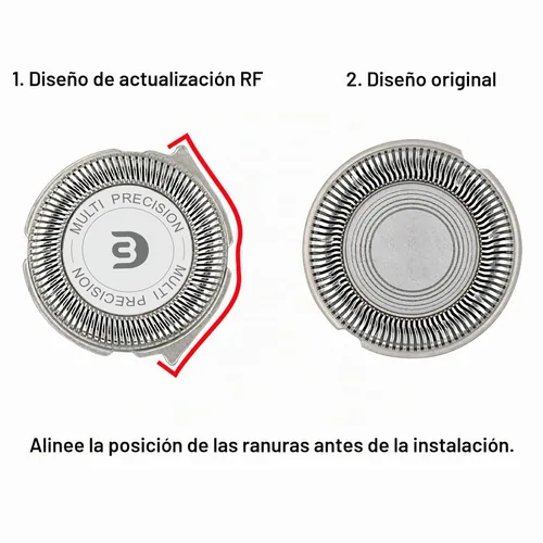 Vista 7 de Cabezales de repuesto SH30 para afeitadora Philips Norelco Series 3000