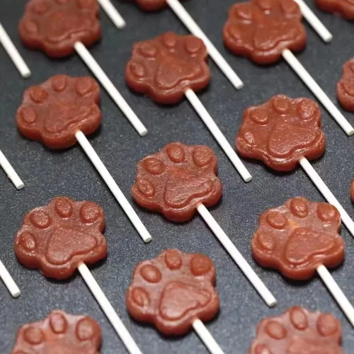 Vista 4 de Newk Molde de silicona Lollipop, 4 paquetes de 6 moldes de silicona antiadherentes para piruletas de chocolate y dulces