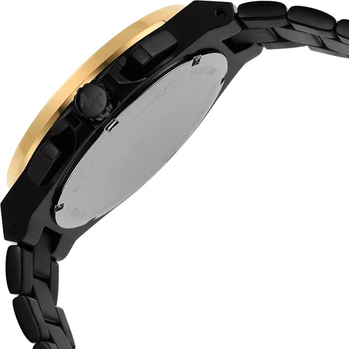 Vista 5 de Michael Kors Lennox - Reloj cronógrafo de acero inoxidable para hombre con correa de acero o silicona