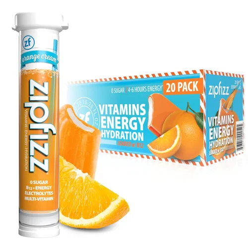 Vista 19 de Zipfizz Bebida energética diaria en polvo, Berry, paquete de 12 Energía sostenida 3-en-1, hidratación rápida y vitaminas esenciales Sin azúcar