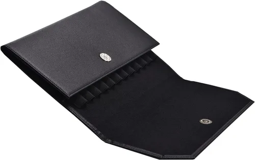 Vista 4 de Lanxivi Estuche para pluma estilográfica Negro Gris Café Estilo PU Cuero 48 12