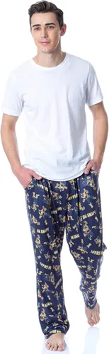 Vista 2 de Marvel Thanos The Infinity Gauntlet Oh Snap - Pantalones de pijama para hombre, Azul Patchwork