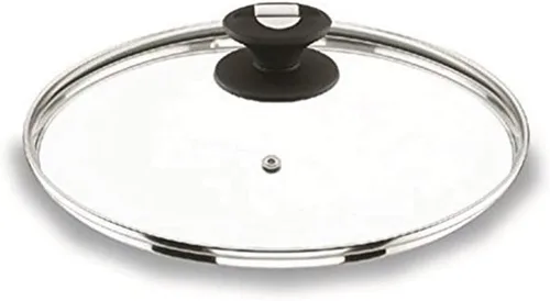 Vista 6 de Lacor -71914-TAPA DE CRISTAL con Orificio VAPOR 14 CM
