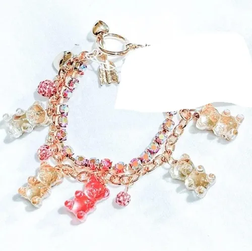 Vista 3 de Betsey Johnson Gummy Bear Charm Bracelet