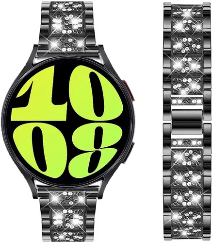 Vista 10 de DEALELE Correas compatibles con Samsung Galaxy Watch 7 / FE / 6/6 Classic / 5/5 Pro / 4/4 Classic / 3 1.614 in / Active 2, correa de repuesto