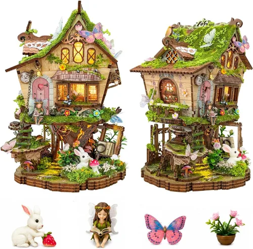 Vista 11 de Spilay Kit de casa en miniatura para adultos, kit de casa de muñecas en Fantasy Wonderland