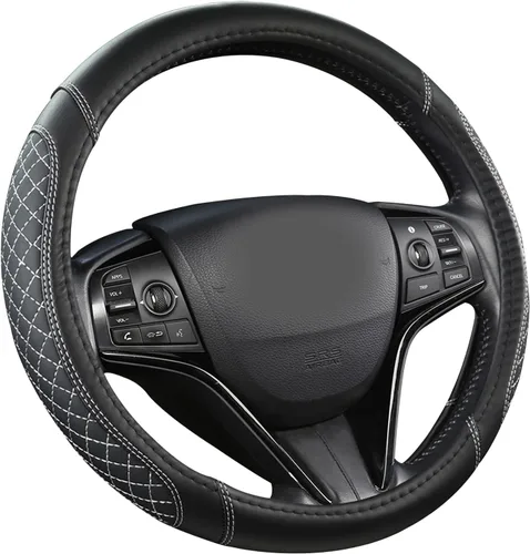 Vista 12 de West Llama - Funda para volante de automóvil personalizada para Toyota Prius, 86, 13.75-14.25 pulgadas