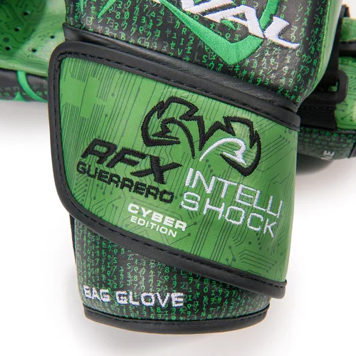 Vista 8 de RIVAL Guantes de boxeo RFX-Guerrero Intelli-Shock 2.0 D3O, edición limitada cibernética, diseño y ajuste de guantes de lucha profesional