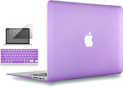 Vista 17 de UESWILL Funda rígida mate 3 en 1 compatible con MacBook de 12 pulgadas con pantalla Retina modelo A1534 + funda de teclado y protector de pantalla