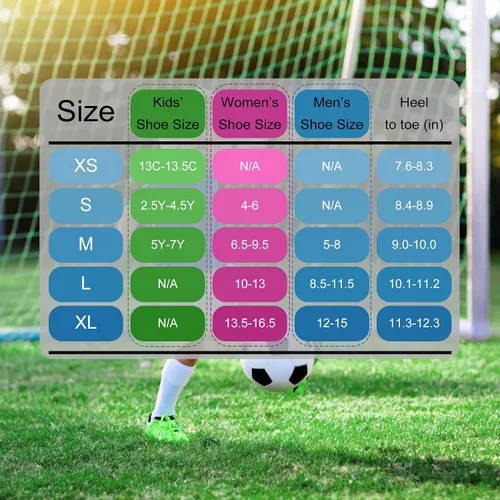Vista 3 de CWVLC - Calcetines de fútbol (1/3/5 pares) calcetines altos hasta la rodilla, para deportes de equipo, para adultos, jóvenes y niños