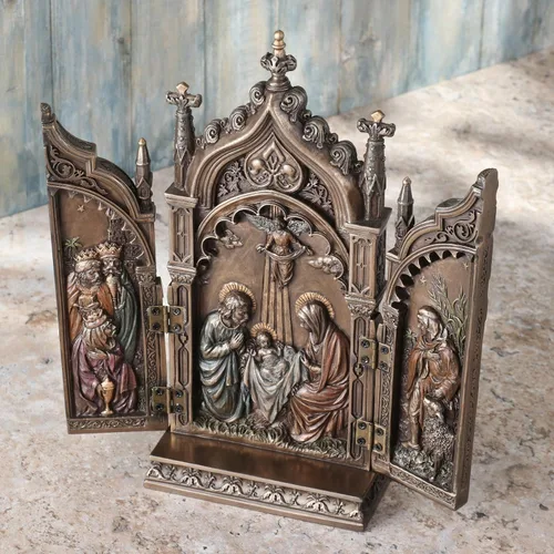 Vista 5 de UNICORN STUDIO Natividad en Catedral Tríptico Estatua Escultura