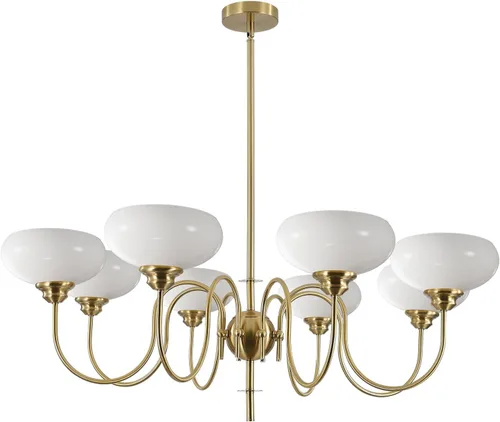 Vista 13 de BOKT Candelabro Francés de Oro y Blanco Moderno de 3 Luces para Comedor Sobre Mesa Candelabros Vintage para Vestíbulo Ajustables