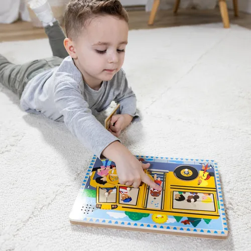 Vista 7 de Melissa & Doug rompecabezas con sonido, de 6 piezas