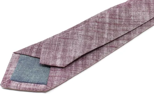 Vista 79 de Corbata delgada de algodón cambray para hombre, estilo desgastado texturizado - 2 1/2 pulgadas de ancho