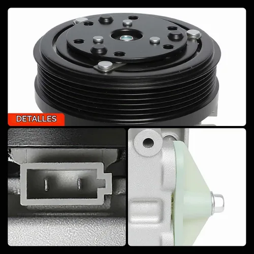 Vista 9 de A-Premium Compresor de CA con embrague compatible con Ford Contour 1995-2000, Escape 2001-2007 y Mazda Tribute 2001-2006 y Mercury Cougar 1999-2002
