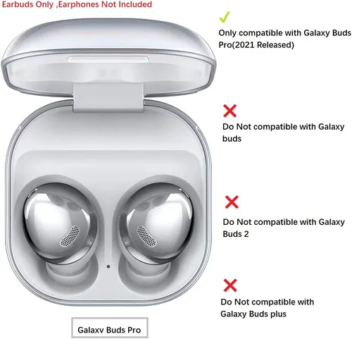 Vista 4 de Auriculares de repuesto para Galaxy Buds Pro Eartips, puntas de silicona de repuesto para auriculares compatibles con Samsung Galaxy Buds Pro