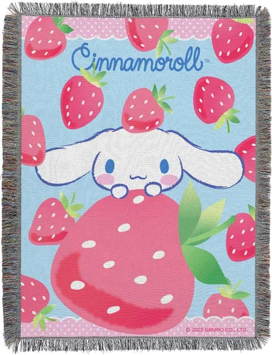 Vista 8 de Northwest Manta tejida para tapiz, 48 x 60 pulgadas, Kuromi So Sassy Kuromi Tan Sassy