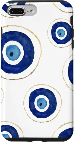 Vista 12 de Funda para teléfono con diseño de amuleto contra el mal de ojo, color blanco para iPhone 17