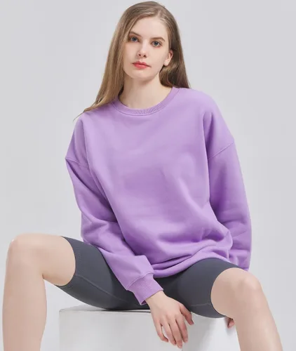 Vista 6 de onlylan Cloud Oversized Sweatshirt For Women Crewneck Pullover 2024 Fall Fashion Clothes Crew Neck Hoodies Sweaters