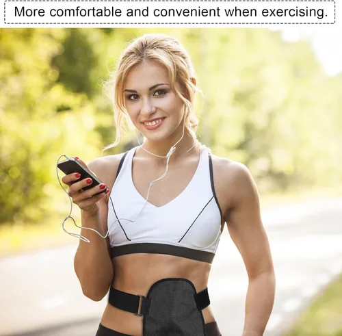 Vista 3 de TrelaCo 2 fundas para bolsas de ostomía con cinturón ajustable, impermeable, cubierta de ducha para ostomía, apertura universal, lavable, forro