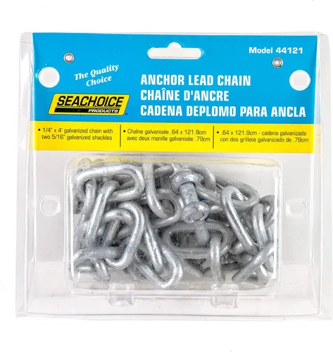 Vista 4 de Cadena de anclaje de plomo galvanizado Seachoice