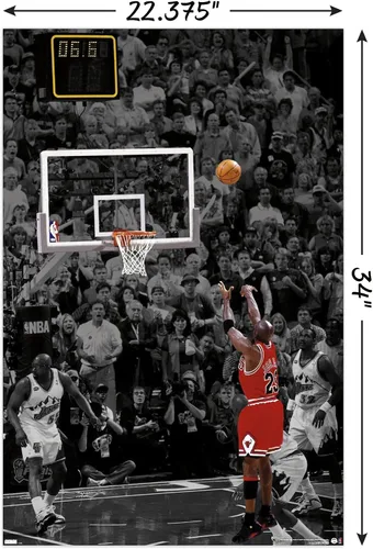 Vista 3 de Trends International Michael Jordan - Póster de pared de The Shot