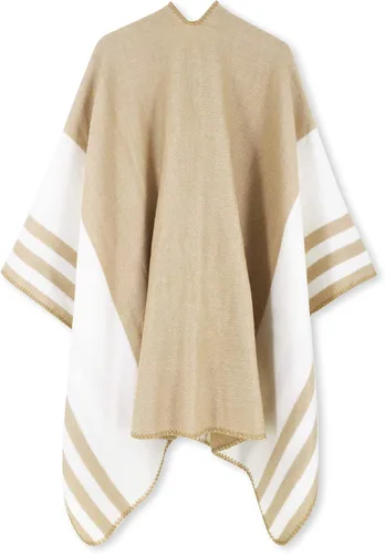 Vista 116 de Moss Rose Chal de viaje para mujer, capa tipo poncho de frente abierto para otoño e invierno