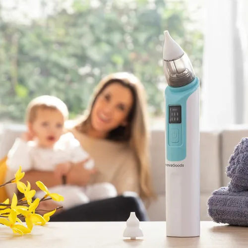 Vista 3 de Aspirador Nasal Recargable para Bebés Nizi InnovaGoods
