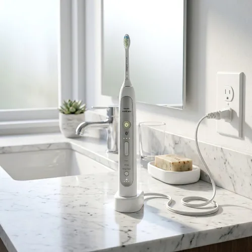 Vista 5 de Cargador de repuesto Philips HX6100 para Sonicare HealthyWhite, Flexcare, HX6240, HX6240-05, HX6250, HX6530, HX6610, HX6610-05, HX6730, HX684a