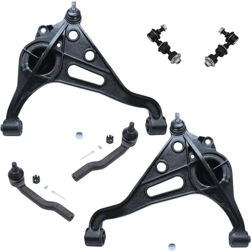 Vista 68 de Detroit Axle - Kit de brazos de control delantero para Chevy Silverado 1500 GMC Sierra 1500 GMC Sierra 1500 Avalanche Yukon Tahoe Escalade ESV EXT