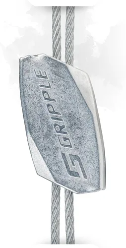 Vista 2 de Gripple - Perchas de bucle estándar Nº 1 Cable de suspensión estándar Percha con cierre para suspensión rápida Carga de trabajo segura de 25