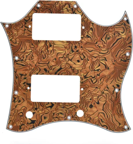 Vista 5 de Golpeador de cara completa para guitarra American Standard SG, compatible con Gibson SG Abalone Pearl de EE. UU
