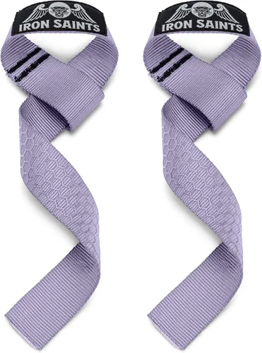 Vista 12 de Correas de nailon para levantamiento de pesas - Correas de muñeca de levantamiento de pesas con agarre de silicona para levantamiento de pesas