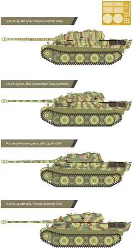 Vista 8 de Academy 13539 1/35 Destructor de tanques pesados alemán Jagdpanter G1 Modelo de plástico