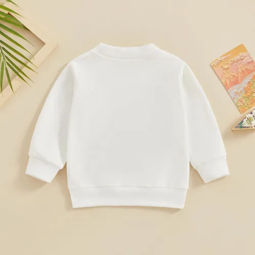 Vista 13 de Disfraz de Halloween para bebé, sudadera de calabaza con cuello redondo, suéter de manga larga, ropa de otoño