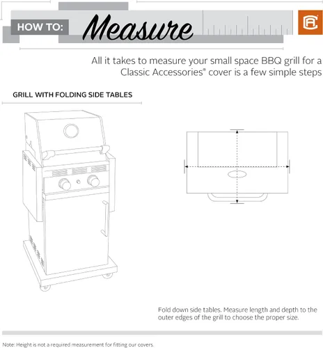 Vista 15 de Classic Accessories Cubierta para parrilla de barbacoa resistente al agua de 24 pulgadas Veranda
