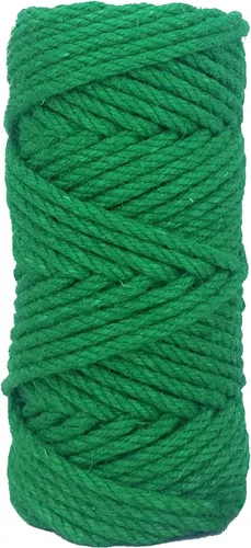 Vista 10 de Leecogo Cuerda de yute de 4,5 mm 30 metros de cuerda natural para manualidades, ideal para jardinería en casa, macramé, manualidades, DIY, postes