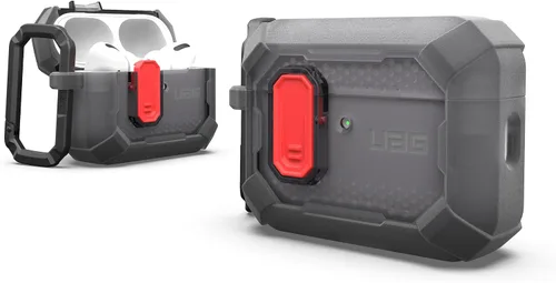 Vista 16 de UAG Scout - Funda para AirPods Pro 3 Gen 2025, con mosquetón, color negro Protección resistente, prueba de caídas de grado militar, cierre seguro