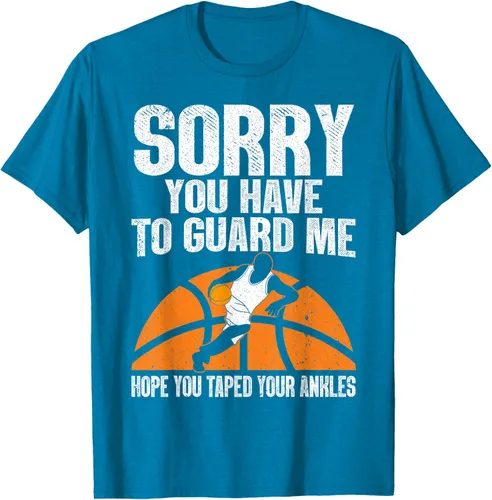 Vista 8 de Camiseta divertida de baloncesto para hombres y mujeres, Negro