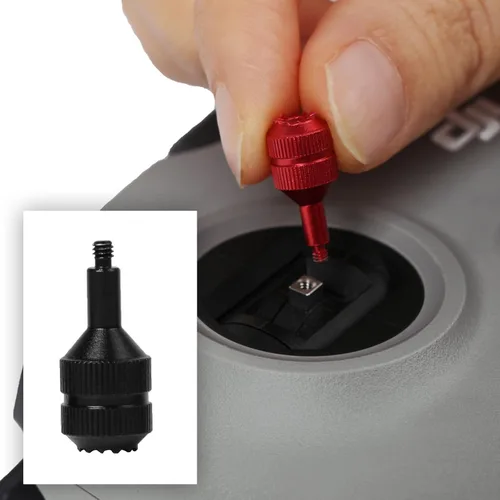 Vista 4 de CAPART Palillos de aluminio para DJI FPV RC 2 y DJI RC Pro Controller, joysticks reemplazo Thumb Rocker (negro)