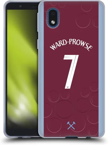 Vista 14 de Head Case Designs Officially Licensed West Ham United FC James Ward-Prowse 2023/24 Players Home Kit Gel Case [Military Grade Protection] Compatible