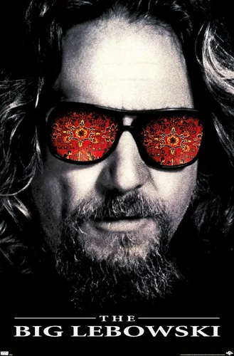 Vista 21 de Trends International The Big Lebowski - Póster de pared de una hoja, 14.725 x 22.375 pulgadas, versión enmarcada de madera de granero