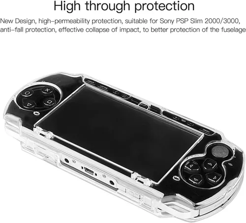 Vista 7 de Protector de pantalla transparente antiarañazos para Sony PSP Slim 2000 PSP 3000
