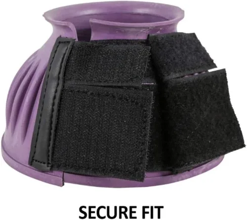 Vista 6 de Dura-Tech Botas de goma acanaladas de doble bloqueo para caballos Protección definitiva para caballos Escudo de impacto resistente Diseño sin