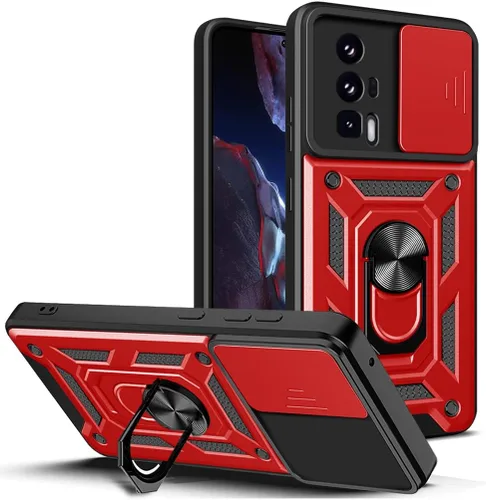 Vista 11 de Compatible con Tecno Camon 18P Bracket Shell, Slide Camera Lens Cover Case Azul