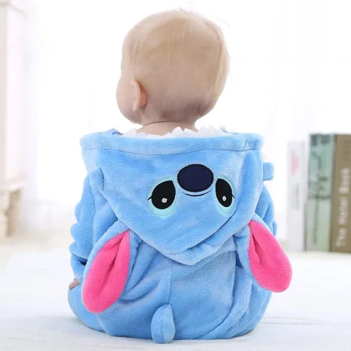 Vista 5 de Plustrong Baby Animal Costumes Unisex Toddler Onesie Halloween Dress Up Romper Baby Halloween Costumes