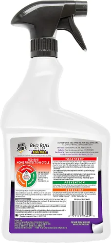 Vista 11 de Hot Shot aerosol para chinches listo para usar, mata chinches y huevos de chinches, mata pulgas y ácaros del polvo, 32 onzas